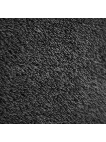 KADIMA DESIGN Teppich Kurzflor waschbar Unifarben Wohnzimmer in Anthrazit