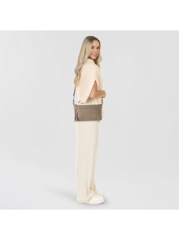 Liebeskind Berlin Zena Umhängetasche S Leder 25 cm neutral grey