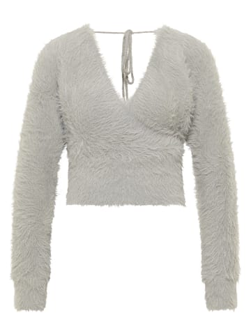 faina Strickpullover in Grau