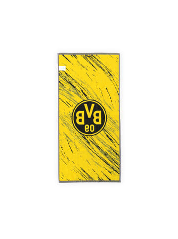 BVB BVB Handtuch Tricolor 50 x 100cm in schwarz