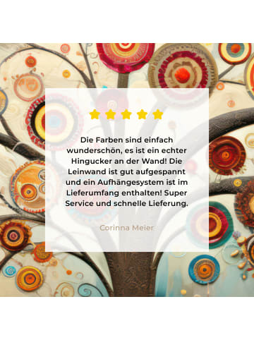 MuchoWow Leinwand bilder Stilvoller Baum (BxH)