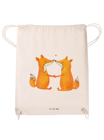 Mr. & Mrs. Panda Stoffbeutel Füchse Liebe ohne Spruch in Creme