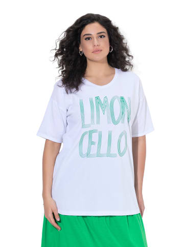 Ulla Popken Shirt in schneeweiß