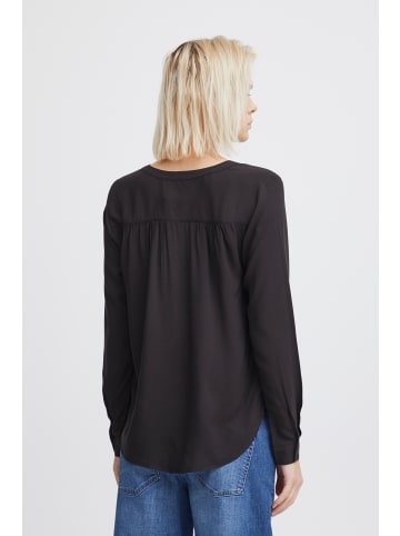 ICHI Langarm-Bluse IHMAIN Regular fit in Black