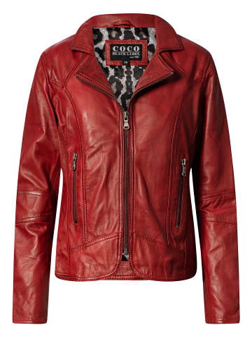 CBL Damen Lederjacke in rot