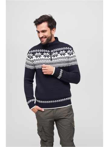 Brandit Turtle Neck Jumper in navy