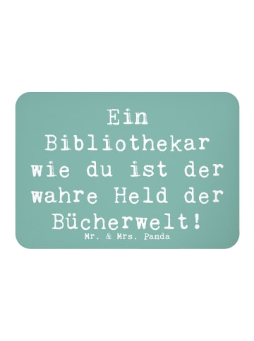 Mr. & Mrs. Panda Kühlschrankmagnet Spruch Bibliothekar Held mit ... in Meeresbrise