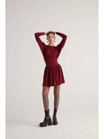 Holly Lolly Kleid in Bordeaux