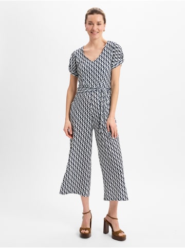 More & More Jumpsuit in schwarz weiß