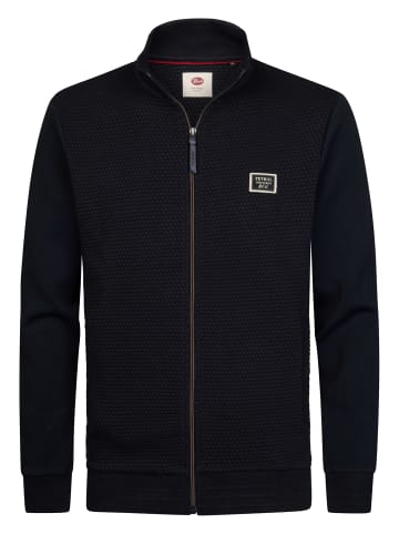 Petrol Industries Sweatshirt mit Stehkragen und Reißverschluss ironcrest in Blau