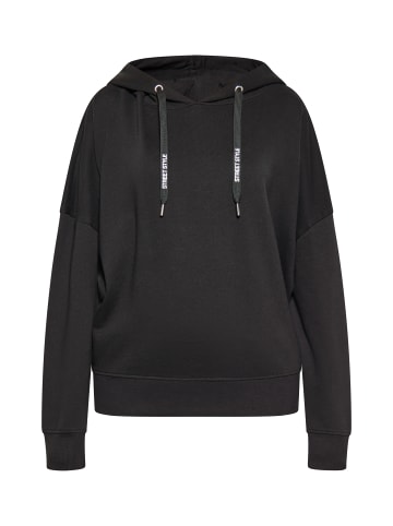 Swirly Damen Sweatshirt in Schwarz
