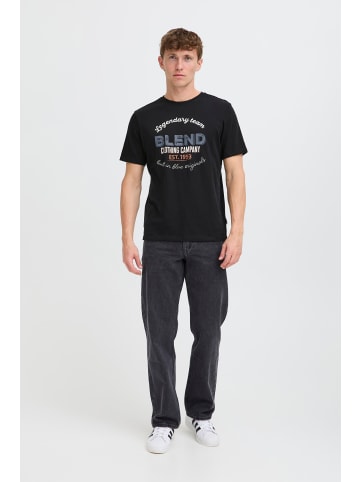 BLEND Rundhalsshirt BHBenop - 2er Pack in Schwarz