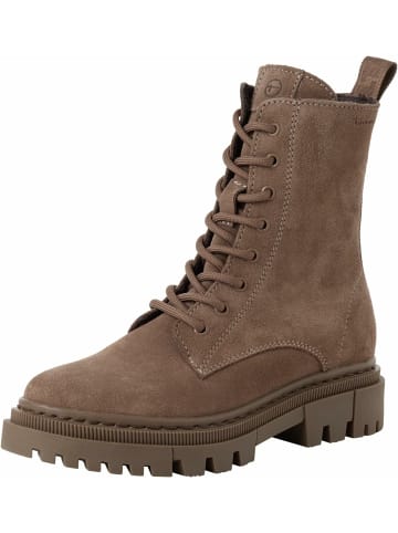 Tamaris Schnür-Stiefeletten in taupe
