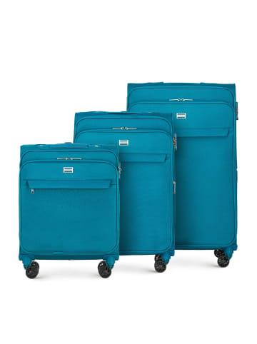 Wittchen 3-pcs Cosy Line Luggage set in Turquoise