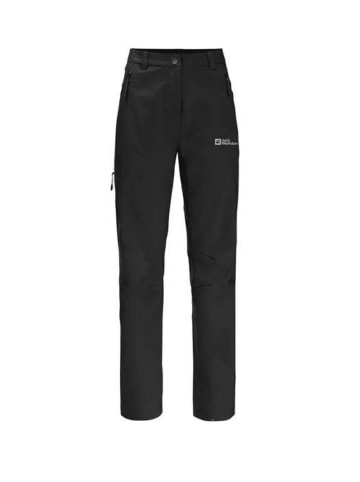 Jack Wolfskin Softshellhose/Outdoorhose ACTIVE TRACK PANTS W in Schwarz