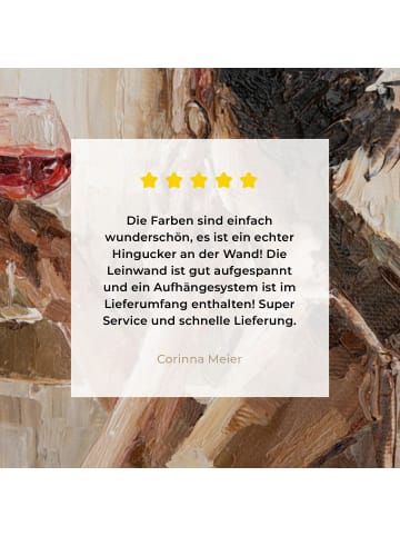 MuchoWow Leinwand bilder Wein (BxH)