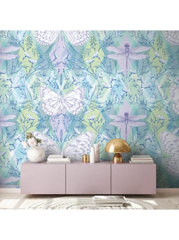 A.S. Création Tapete Enchanted Wings in Blaugrün