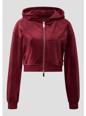 QS Sweatshirt in 3900_bordeaux