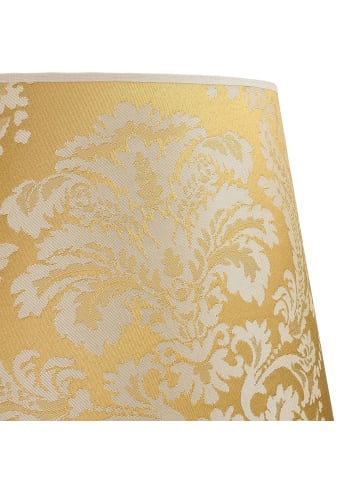 Licht-Erlebnisse Lampenschirm Ø 38 x (H)30 cm in Gold