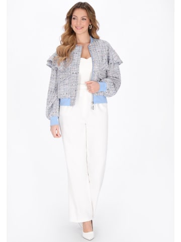 faina Women Jacket in light blue rose