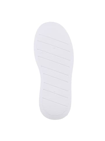 Ital-Design Freizeitschuh in Weiß und Weinrot