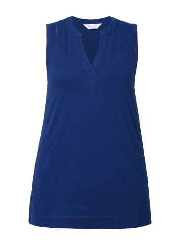 MIAMODA Strick-Top in dunkelblau