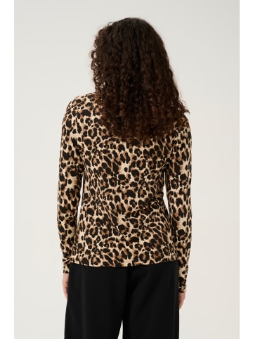 Cream Langarm-Shirt CRLeoa Feminine in Big Animal Spots