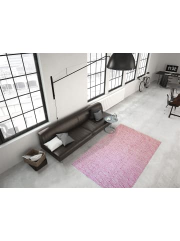 Kayoom Teppich Aperitif 410 in pink - rechteckig