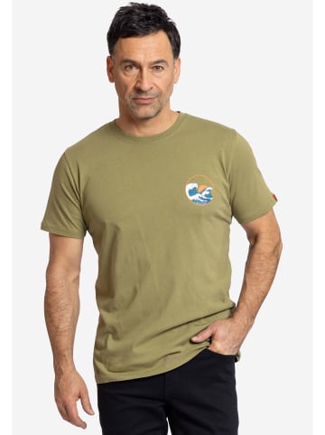 elkline Herren T-Shirt Wellenreiter in avocado