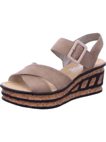 rieker Sandalen/Sandaletten in beige