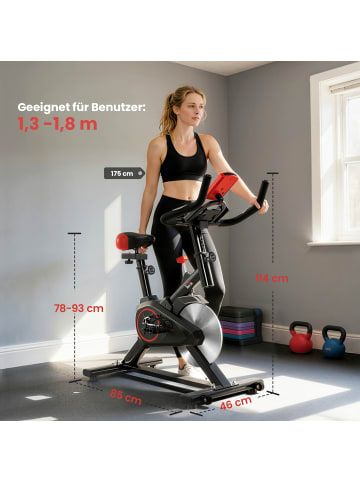 HOMCOM Fahrradtrainer,85cm x 46cm x 114cm,mehrfarbig