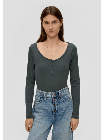 s.Oliver T-Shirt langarm in Olive