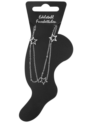 Adeliás Damen Armband aus Edelstahl 24 cm in silber