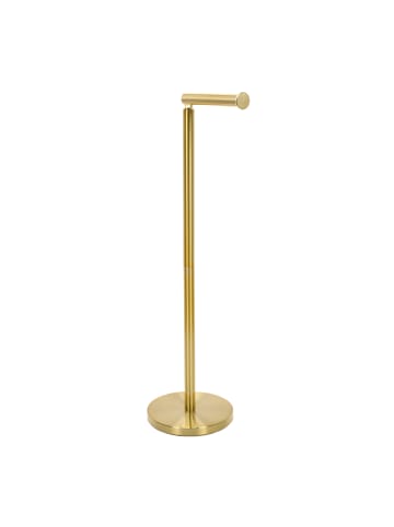 NUXIO Toilettenpapierhalter LOKIA in Gold, (B) 21,5 x (H) 55,5 x (L) 15 cm