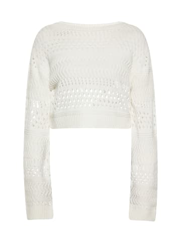myMo Damen Pullover in Weiss