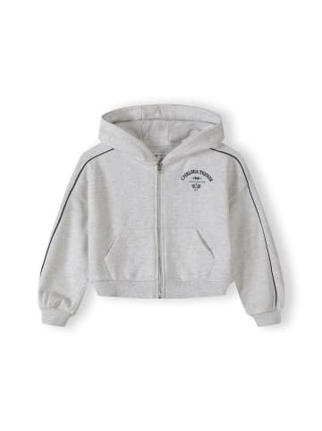 Minoti 2-tlg Langarmshirt & Hose 30FLEECE166 in graumeliert