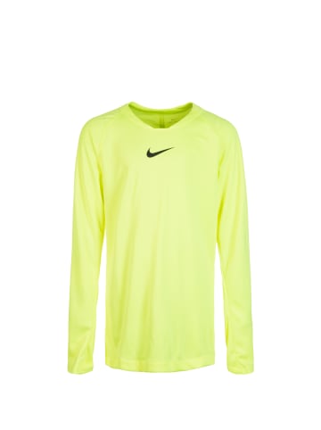 Nike Performance Longsleeve Dry Park First in neongelb / schwarz