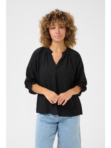 Cream Langarm-Bluse CRVenta Regular fit in Pitch Black