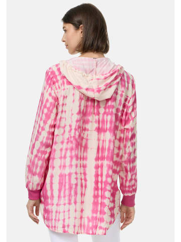 PM SELECTED Batik Hoodie Bluse in Rosa