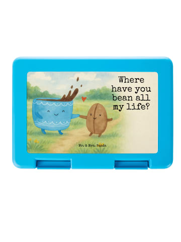 Mr. & Mrs. Panda Lunchbox Kaffee Bohne Design mit Spruch in Weiß