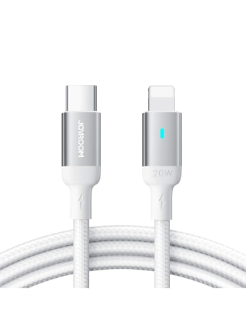 COFI 1453 USB kabel USB Type-C  iPhone 20W Schnellladekabel 1,2 Meter in Weiß