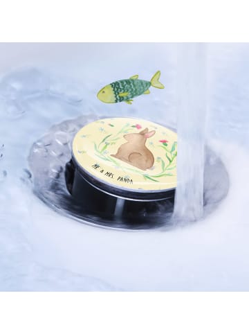 Mr. & Mrs. Panda Waschbecken-Stopfen Hase Sitzen ohne Spruch in Blumig