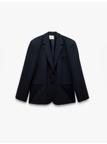 KOTON ANZUGSJACKE in Marineblau Gestreift
