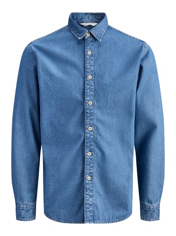 JACK & JONES Junior Jeanshemd in Blue Denim