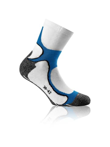 Rohner Socken 2er Pack in Weiß/Blau