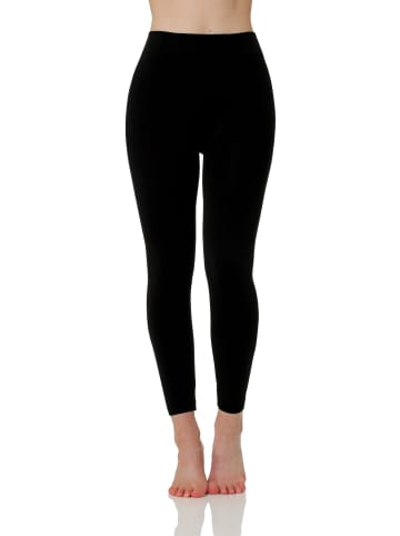 Yenita® THERMO Leggings 2er Pack in schwarz