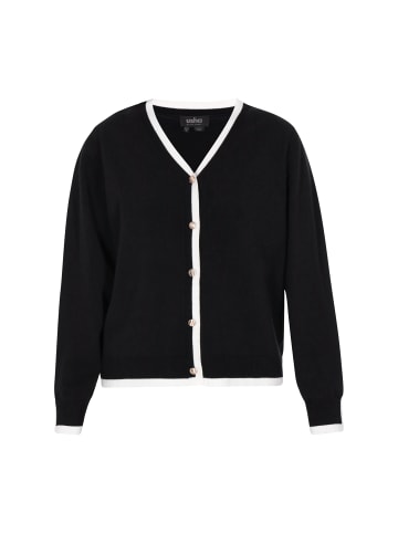 usha BLACK LABEL Women Cardigan in black offwhite