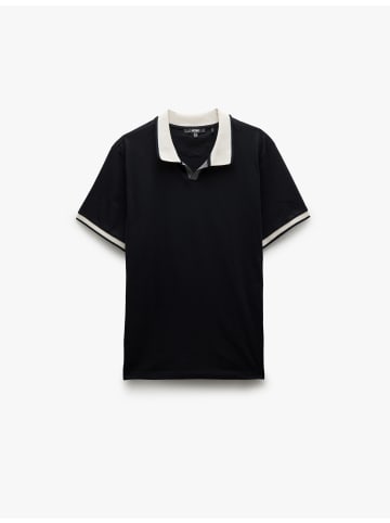 KOTON TSHIRT SS POLO in Marineblau