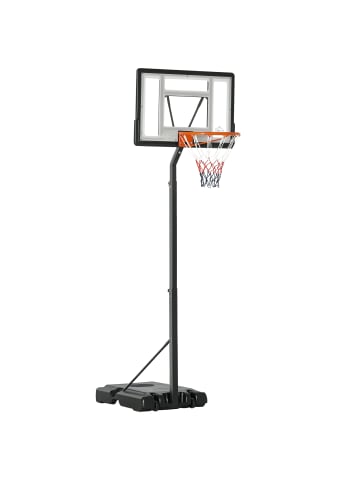 HOMCOM Basketballständer,90cm x 60cm x 260-310cm,schwarz