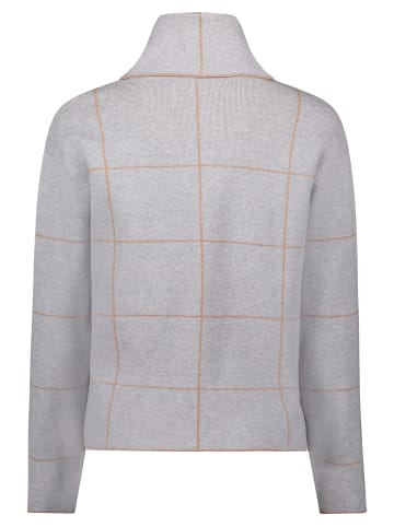 Betty Barclay Strickpullover mit Lurexfaden in Patch Grey/Beige